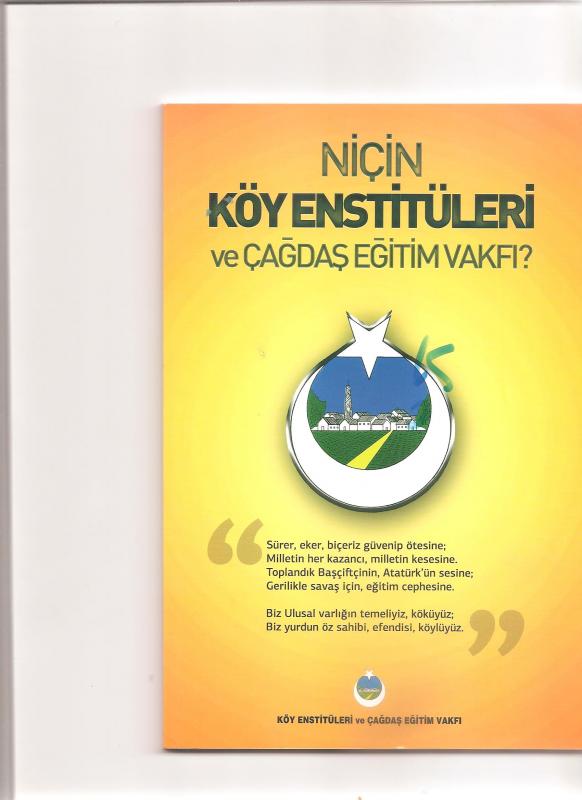 İMECELİ KİTAPLAR 9- NİÇİN KÖY ENSTİTÜLERİ VE ÇAĞDAŞ EĞİTİM VAKFI